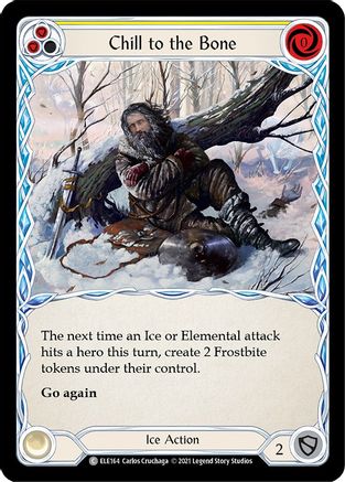 Chill to the Bone (Yellow) (ELE164) (1st Edition) - Tales of Aria