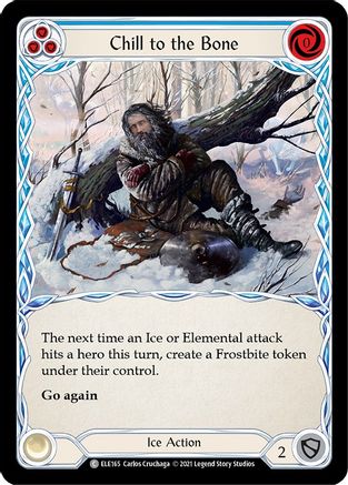 Chill to the Bone (Blue) (ELE165) 1st Edition  - Tales of Aria