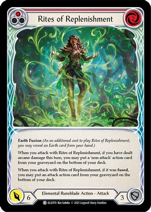Rites of Replenishment (Red) (ELE079) (1st Edition) - Tales of Aria