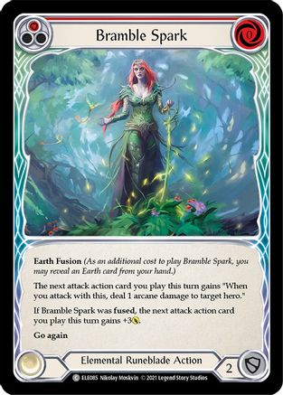 Bramble Spark (Red) (ELE085) (Unlimited Edition) Rainbow Foil - Tales of Aria
