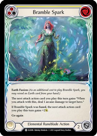 Bramble Spark (Yellow) [U-ELE086] (Tales of Aria Unlimited)  Unlimited Normal