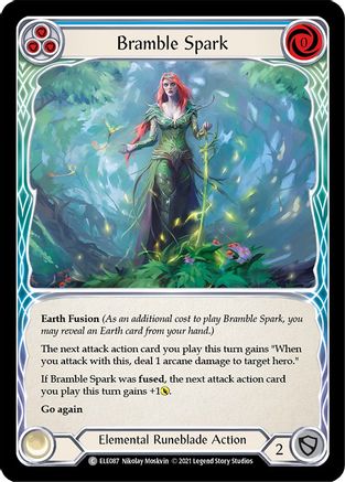 Bramble Spark (Blue) (ELE087) 1st Edition  - Tales of Aria