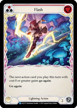 Flash (Red) (ELE177) (Unlimited Edition) Rainbow Foil - Tales of Aria