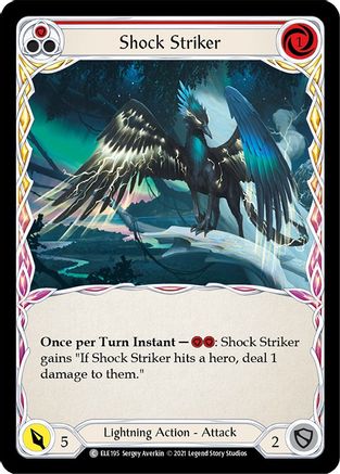 Shock Striker (Red) (ELE195) (1st Edition) - Tales of Aria