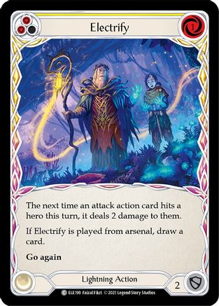 Electrify (Yellow) (ELE199) (1st Edition) Rainbow Foil - Tales of Aria