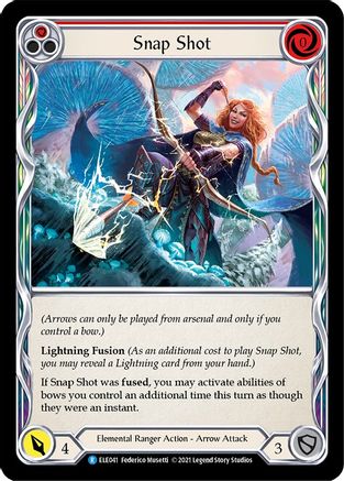 Snap Shot (Red) (ELE041) 1st Edition  - Tales of Aria