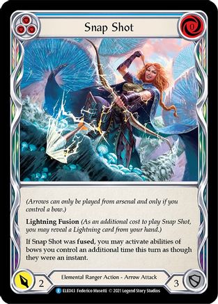 Snap Shot (Blue) (ELE043) (Unlimited Edition) Rainbow Foil - Tales of Aria