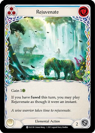 Rejuvenate (Blue) (ELE108) (Unlimited Edition) - Tales of Aria
