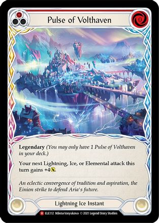 Pulse of Volthaven 1st Edition Cold Foil (ELE112) - Tales of Aria | Silver Goblin