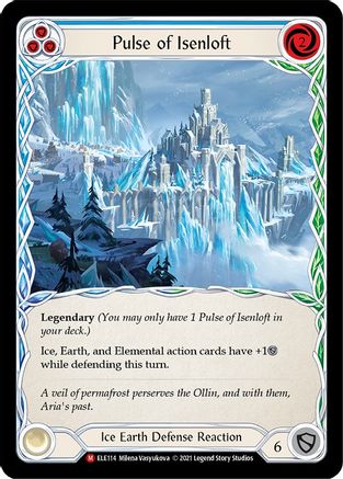 Pulse of Isenloft (ELE114) 1st Edition Cold Foil - Tales of Aria