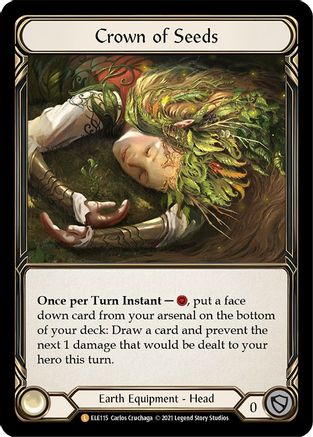 Crown of Seeds (ELE115) Unlimited Edition Rainbow Foil - Tales of Aria