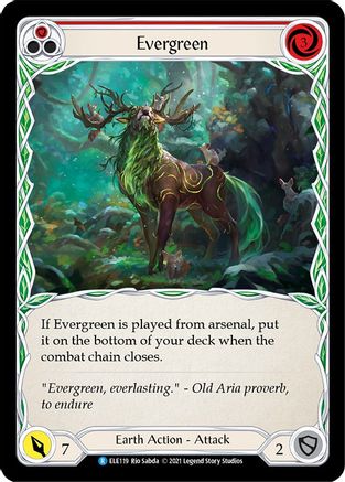 Evergreen (Red) (ELE119) 1st Edition  - Tales of Aria