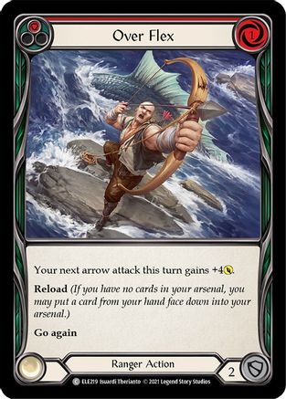 Over Flex (Red) (ELE219) Unlimited Edition Rainbow Foil - Tales of Aria