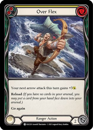 Over Flex (Yellow) (ELE220) Unlimited Edition Rainbow Foil - Tales of Aria