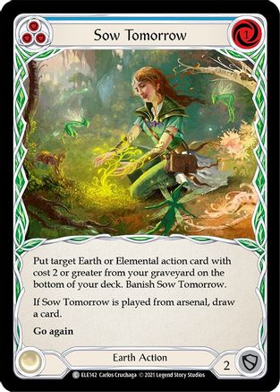 Sow Tomorrow (Blue) (ELE142) (1st Edition) - Tales of Aria