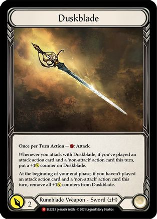 Duskblade (ELE223) (1st Edition) Cold Foil - Tales of Aria
