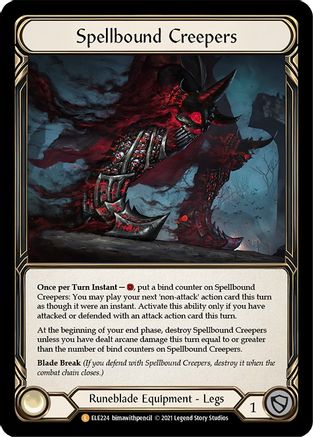 Spellbound Creepers (ELE224) Unlimited Edition Rainbow Foil - Tales of Aria