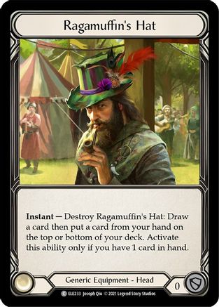 Ragamuffin's Hat (ELE233) 1st Edition Cold Foil - Tales of Aria