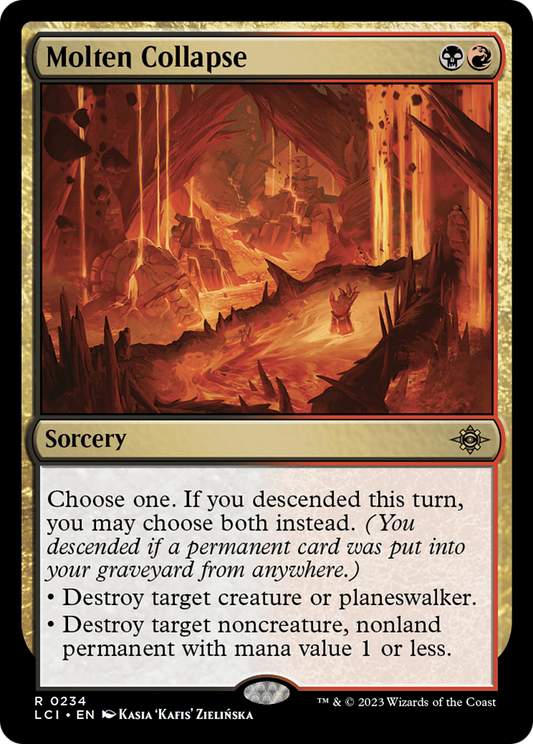 Molten Collapse [The Lost Caverns of Ixalan] Foil