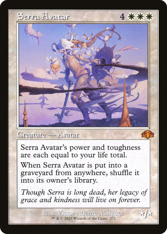 Serra Avatar (Retro) [Dominaria Remastered] Foil