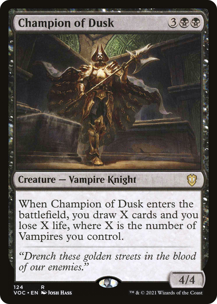 Champion of Dusk [Innistrad: Crimson Vow Commander]