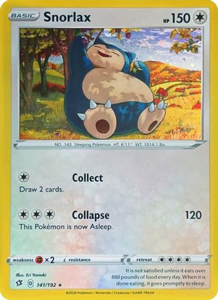 Snorlax (141/192) (Cosmos Holo) [Sword & Shield: Rebel Clash] | Silver Goblin