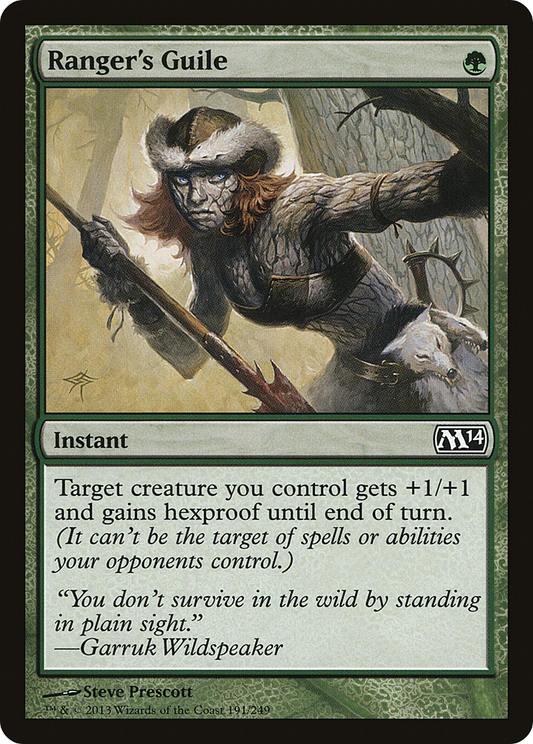 Ranger's Guile [Magic 2014] Foil