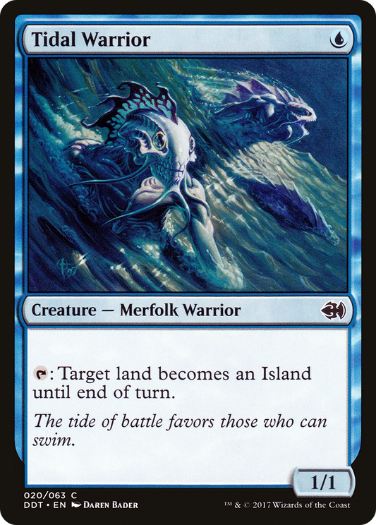 Tidal Warrior [Duel Decks: Merfolk vs. Goblins]