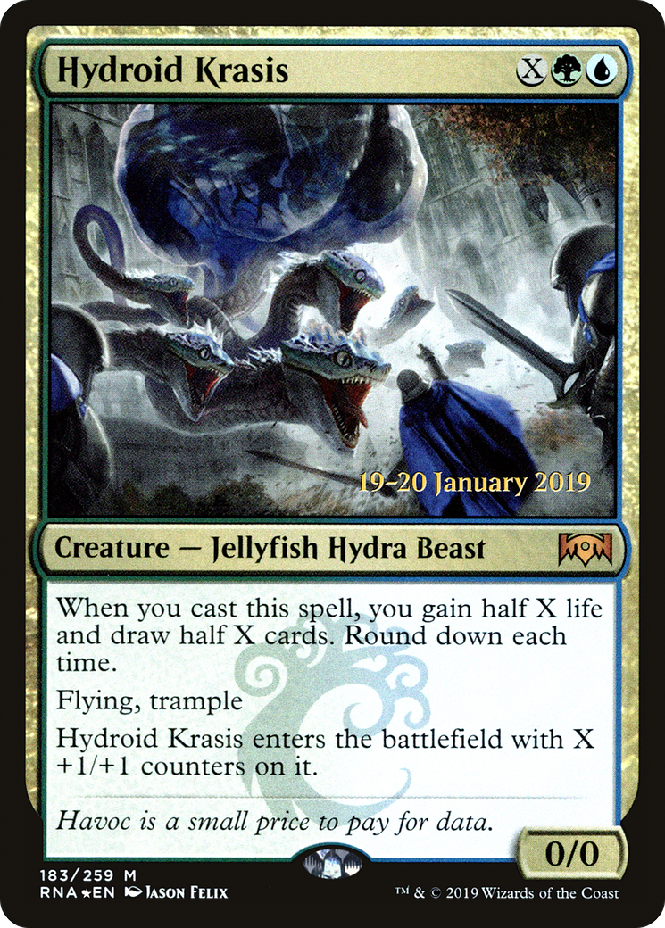 Hydroid Krasis [Ravnica Allegiance Prerelease Promos] | Silver Goblin