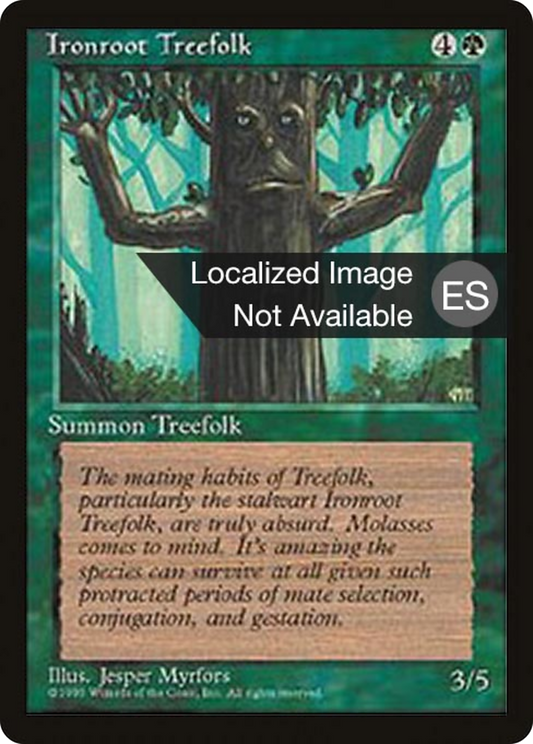 Ironroot Treefolk [Fourth Edition (Foreign Black Border)]
