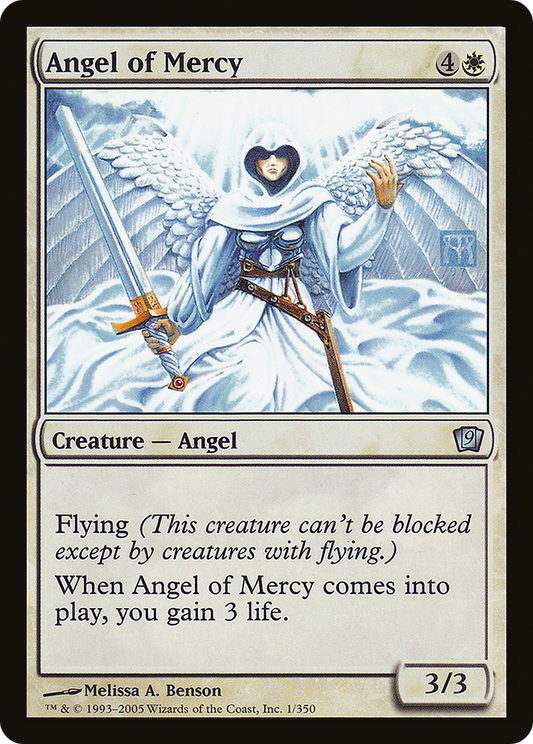 Angel of Mercy (001) Foil - Ninth Edition