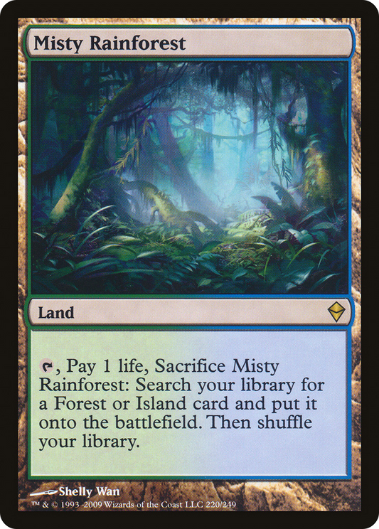 Misty Rainforest [Zendikar] Foil