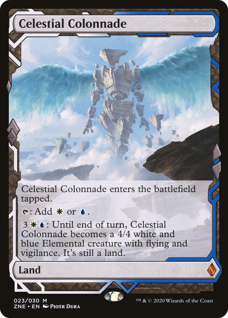 Celestial Colonnade (Expeditions) [Zendikar Rising Expeditions] Foil