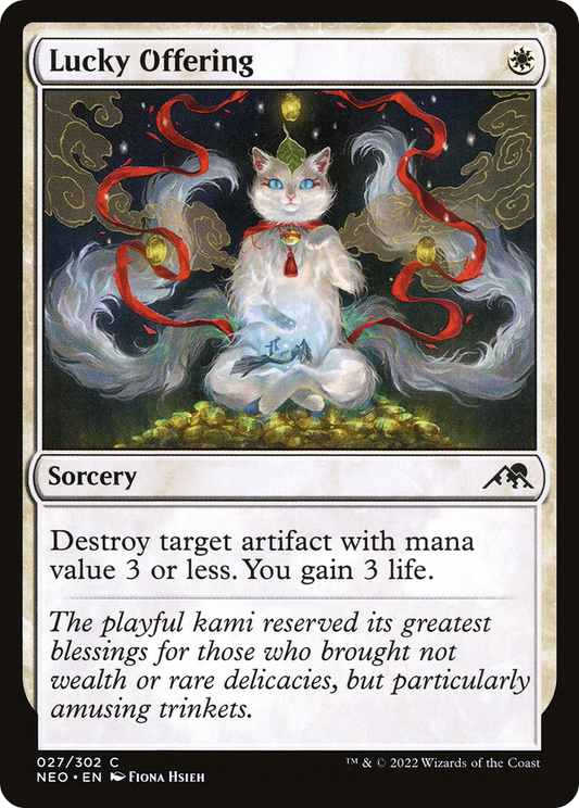 Lucky Offering [Kamigawa: Neon Dynasty] Foil