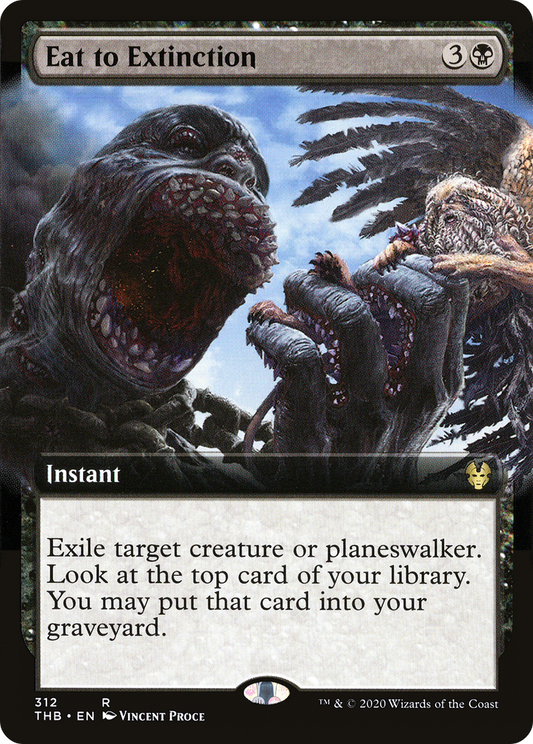 Eat to Extinction (Extended Art) [Theros Beyond Death] Foil