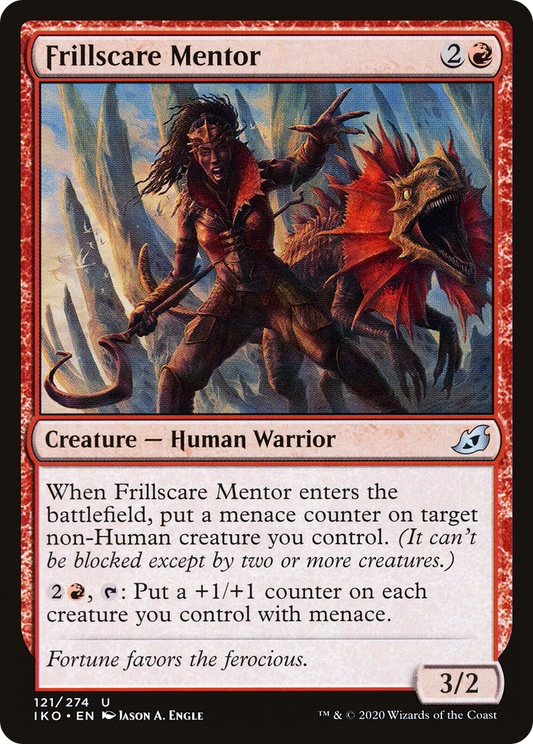 Frillscare Mentor [Ikoria: Lair of Behemoths] Foil