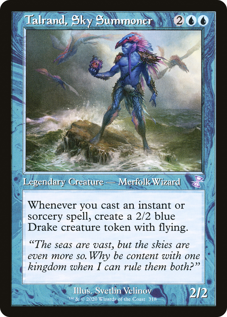 Talrand, Sky Summoner (Retro) (318) Foil - Time Spiral Remastered