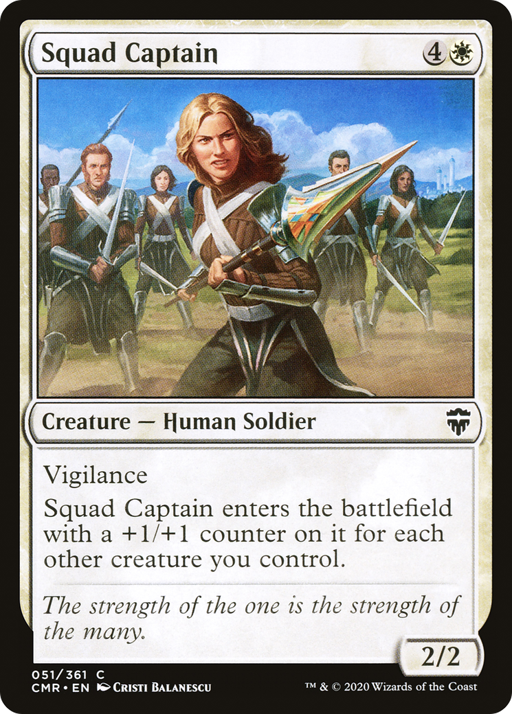 Squad Captain (051) Foil - Commander Legends