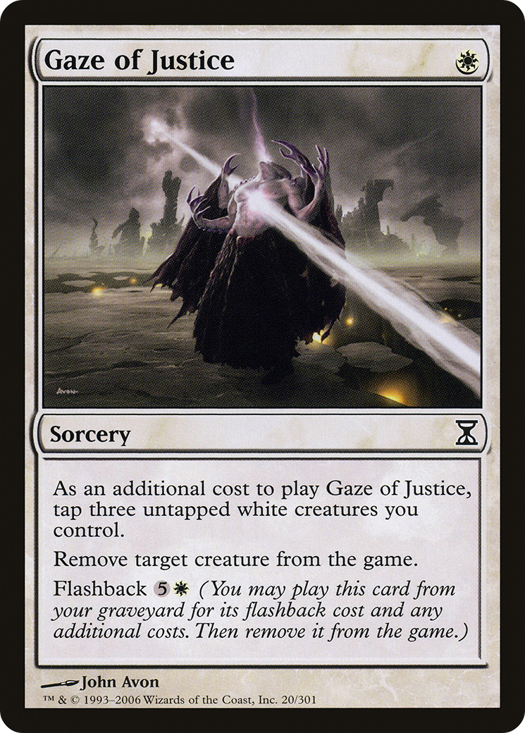 Gaze of Justice [Time Spiral] Foil