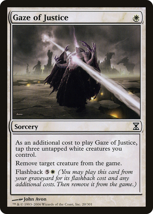 Gaze of Justice [Time Spiral] Foil