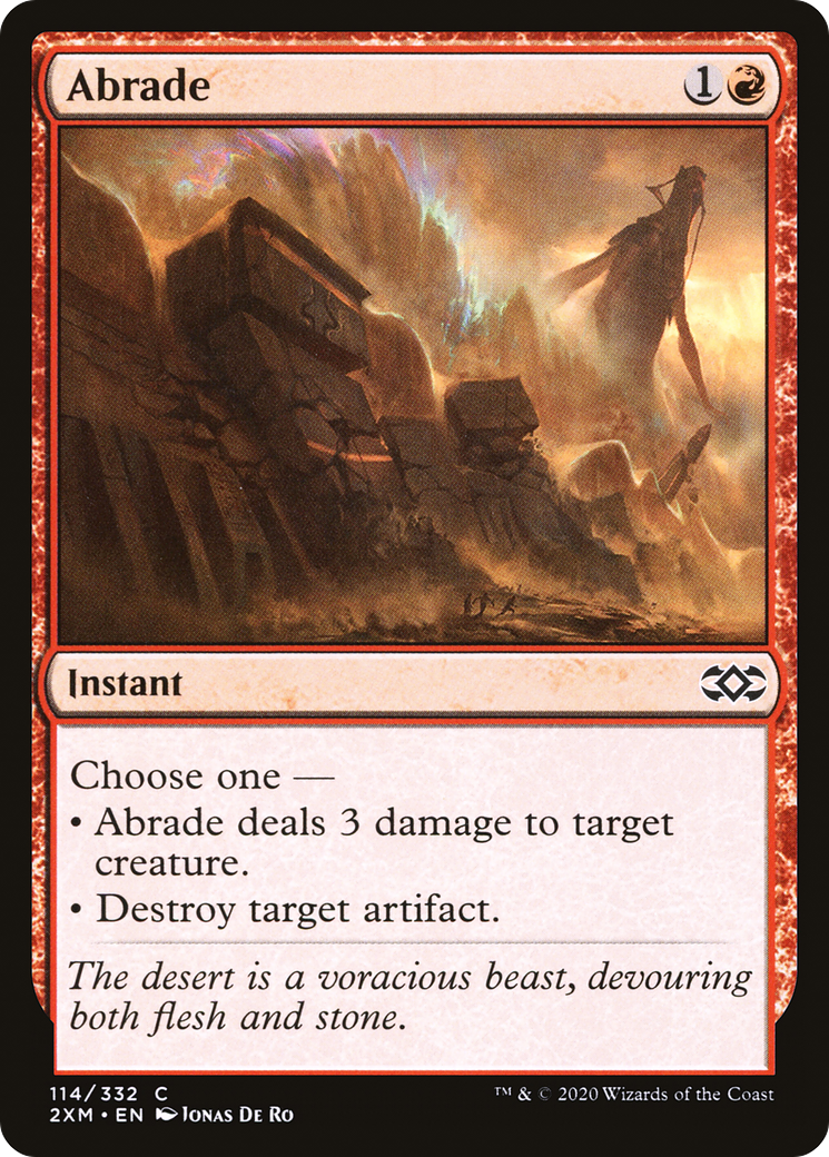 Abrade [Double Masters] Foil