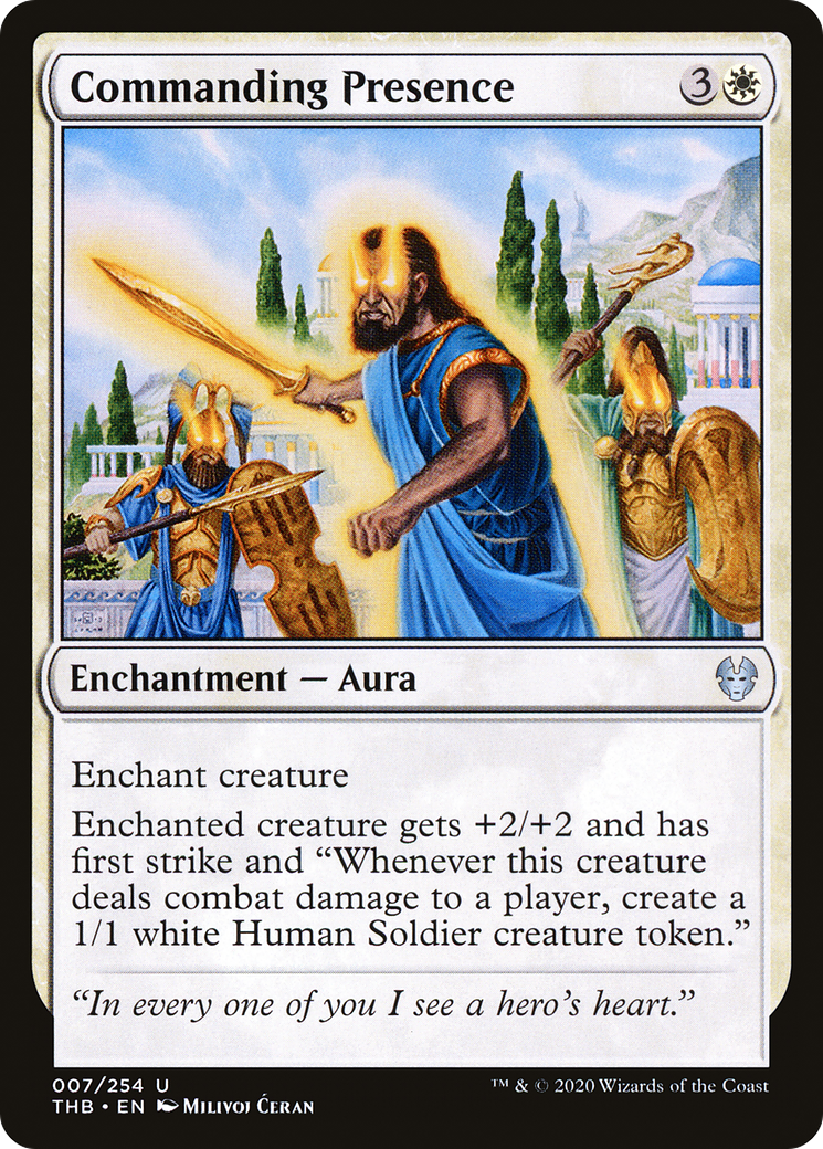 Commanding Presence [Theros Beyond Death] Foil