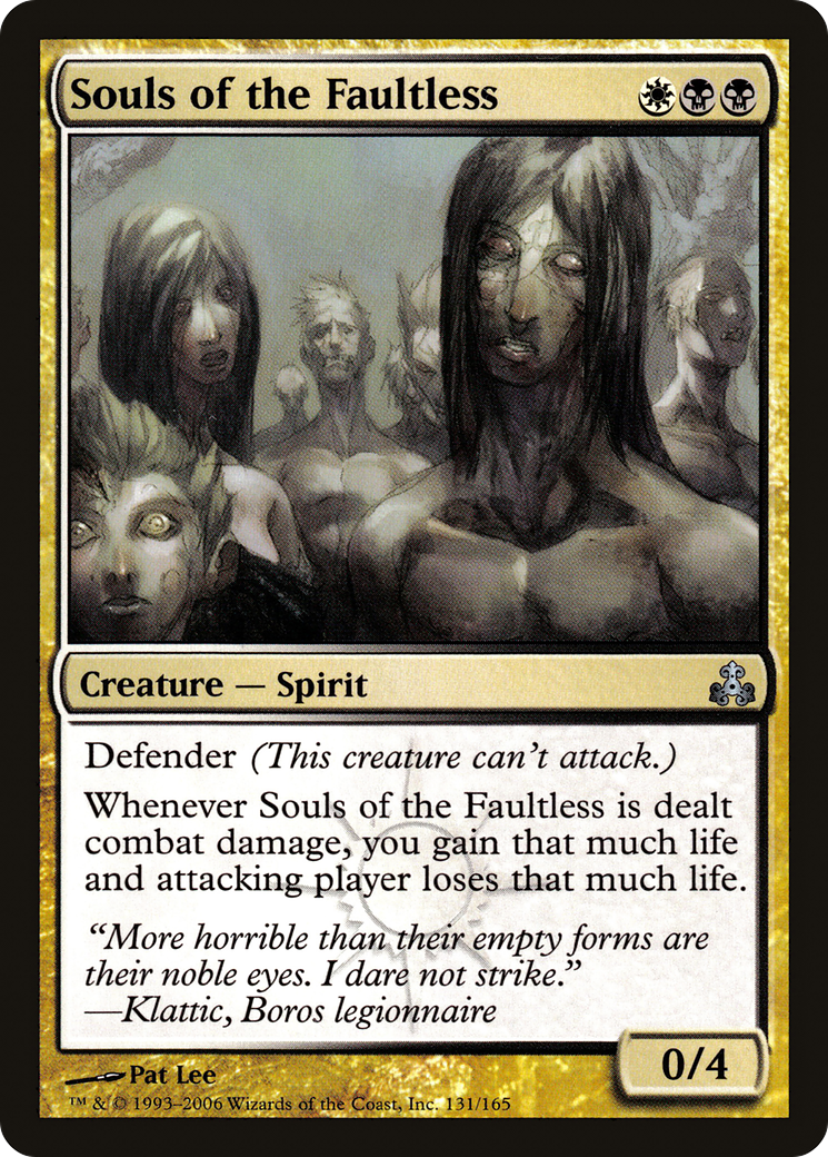 Souls of the Faultless [Guildpact] Foil