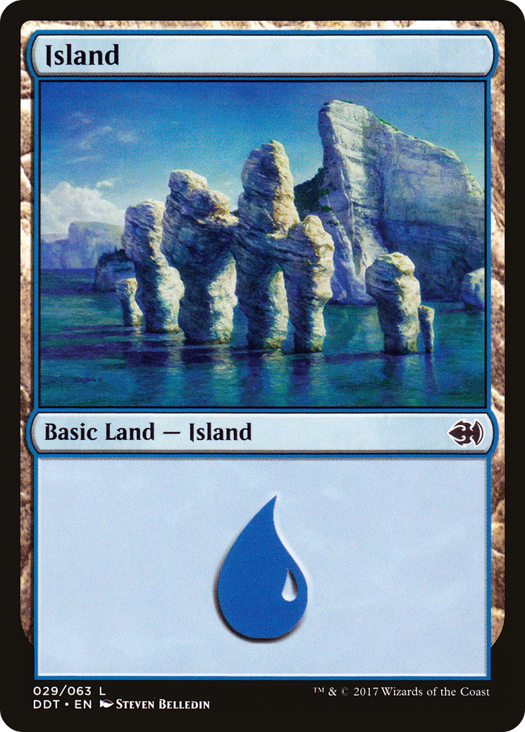 Island (29) [Duel Decks: Merfolk vs. Goblins] | Silver Goblin