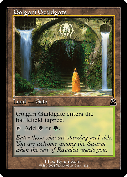 Golgari Guildgate (Retro Frame) [Ravnica Remastered] Foil
