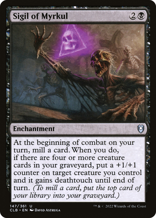 Sigil of Myrkul [Commander Legends: Battle for Baldur's Gate] Foil