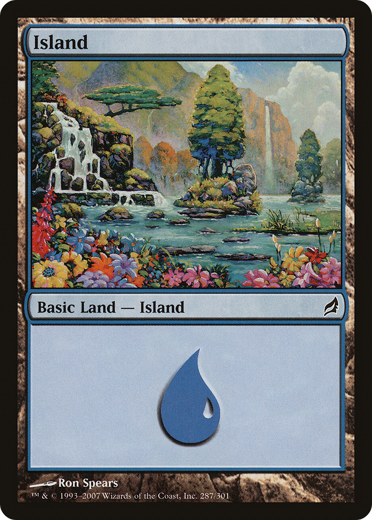 Island (287) [Lorwyn] Foil