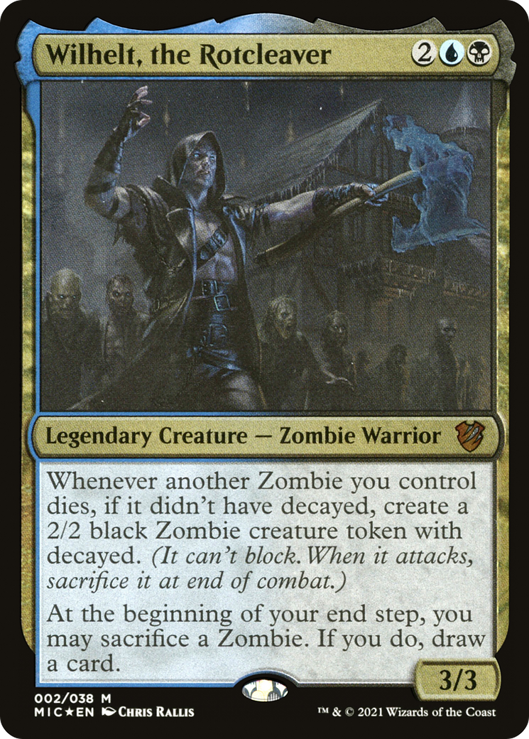 Wilhelt, the Rotcleaver [Innistrad: Midnight Hunt Commander] Foil