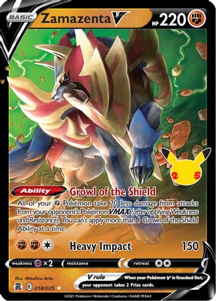 Zamazenta V (18) Holofoil - Celebrations