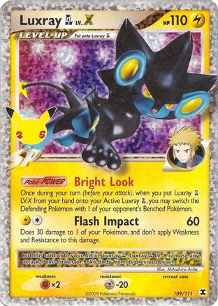 Luxray GL LV.X (109/111) [Celebrations: 25th Anniversary - Classic Collection] | Silver Goblin